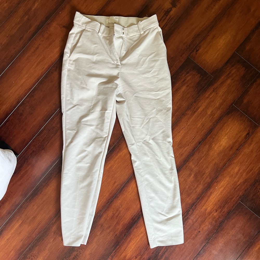 H&M white dress pants